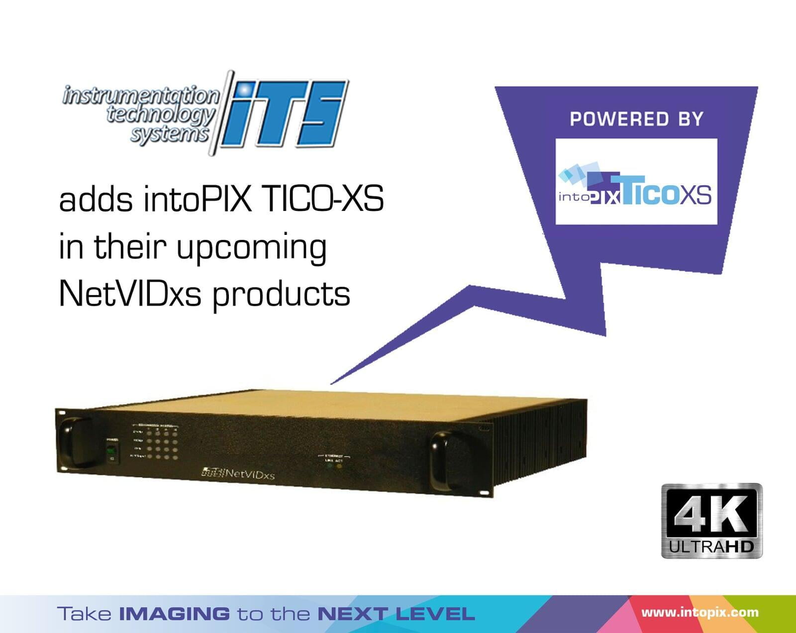 Instrumentation Technology Systems ajoute intoPIX TicoXS à ses prochains NetVIDxs